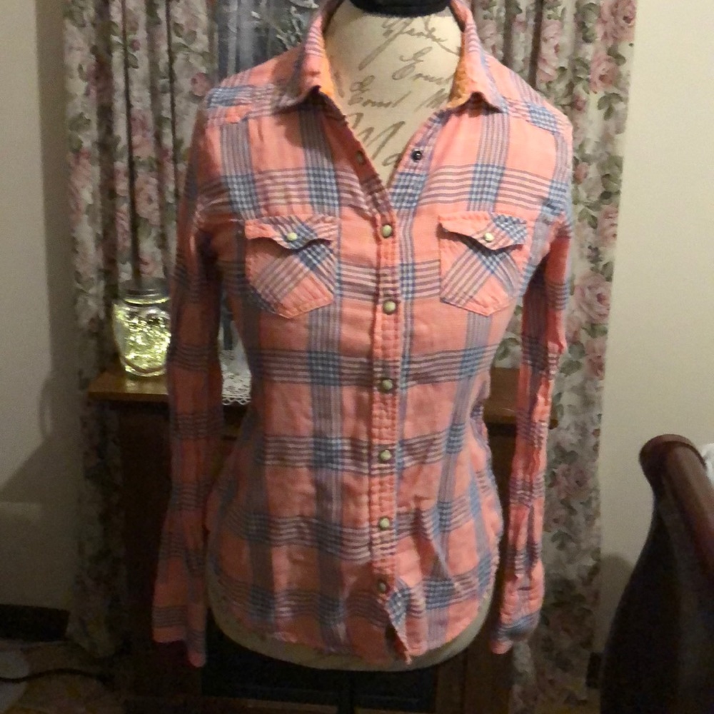 Flannel snap shirt